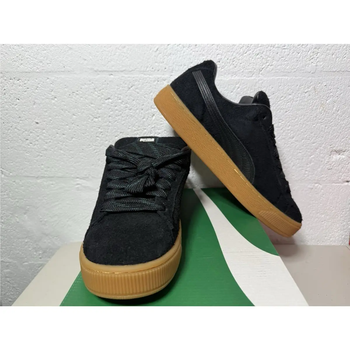 Puma shoes - PUMA Suede - Suede - 398094-01 - Black (UPC: 197646443428) 1
