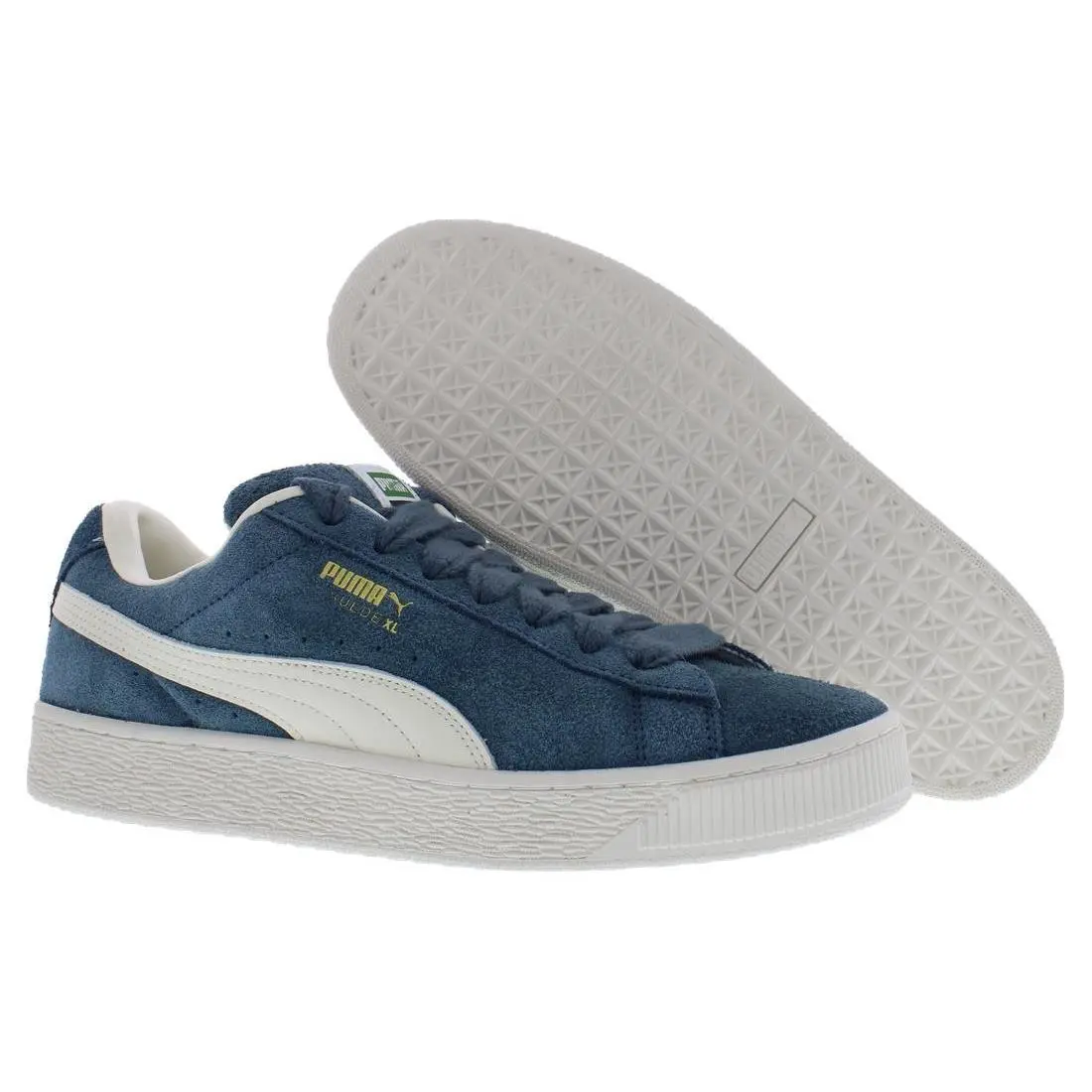 Suede XL Hairy Mens Shoes Size 10 Color: Grey Skies/frosted Ivory by Puma