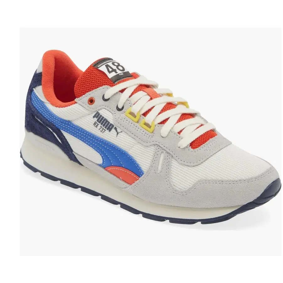 D4296 Men`s Grey/multi Rx 737 Tm Lace Up Sneakers Size US 8 by Puma
