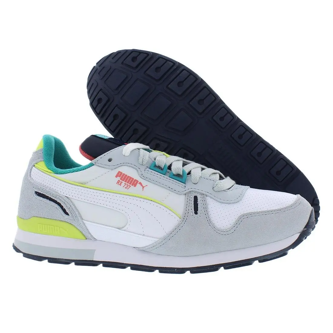 RX 737 Stb Mens Shoes Size 11 Color: White/grey/volt by Puma