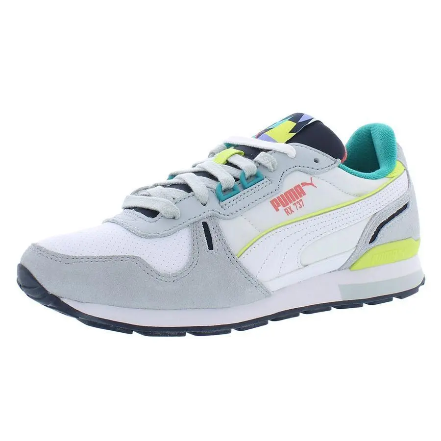 Puma shoes - White/Grey/Volt, Main: Multi-colored (UPC: 195102326803) 3