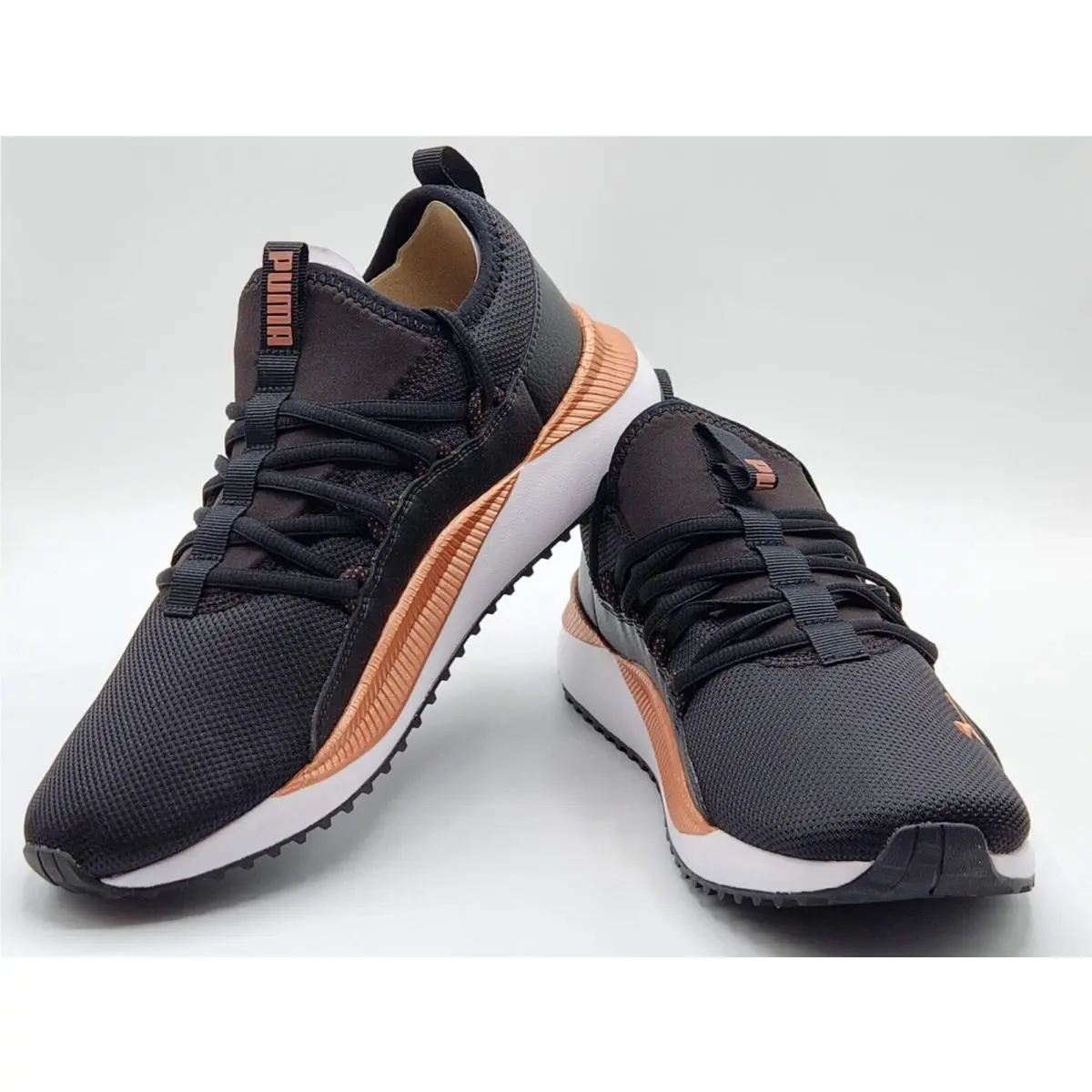 Pacer Future Web Womens Running Shoes 393774 Black Rose Gold Softfoam Sz 9 by Puma