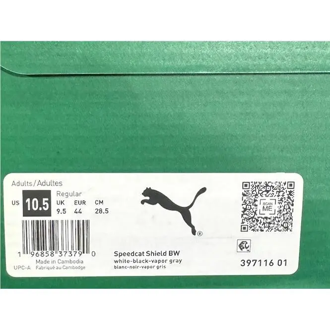 Puma shoes - Speedcat Shield BW - Speedcat Shield - White 6