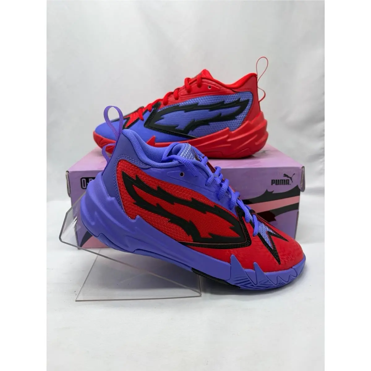 Puma Scoot 1 Pred Jr Dark Amethyst Red Youth Size 5Y Basketball Shoes