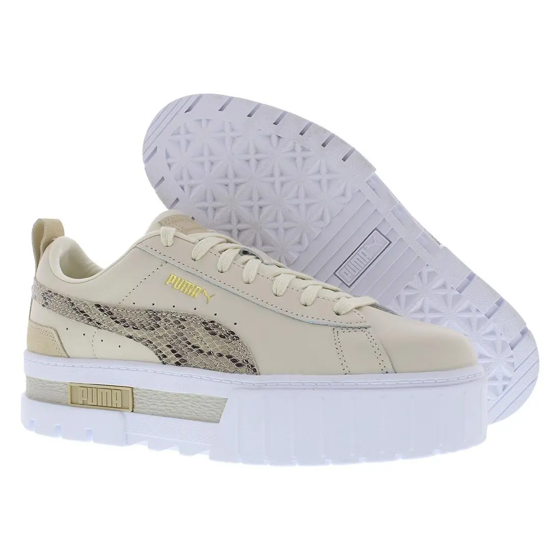 Mayze Luxury Platform Womens Shoes Size 10 Color: Alpine Snow by Puma