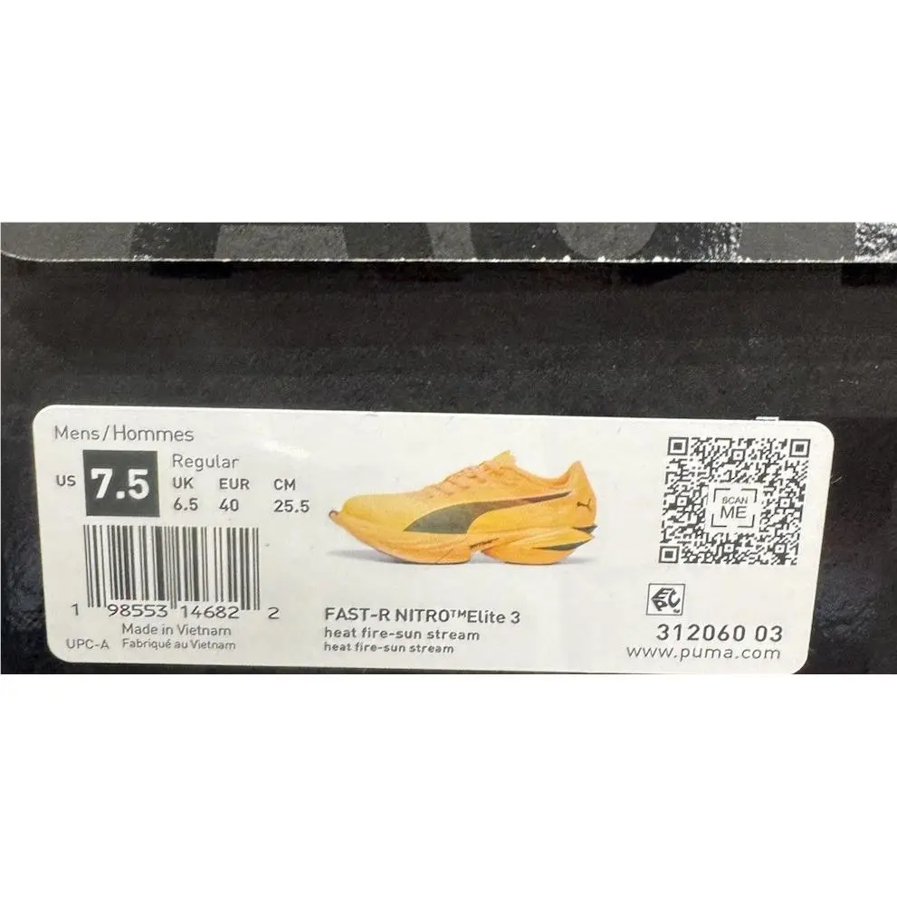 Puma shoes - Fast-R Nitro Elite 3 - Nitro Elite - Orange 5
