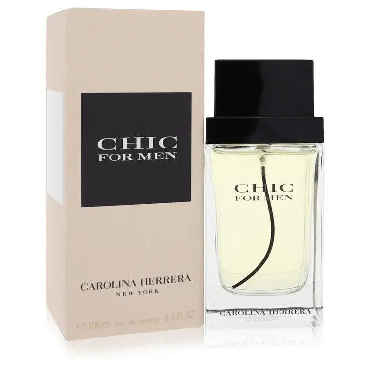 Chic  Eau De Toilette Spray 3.4 oz Men by Carolina Herrera
