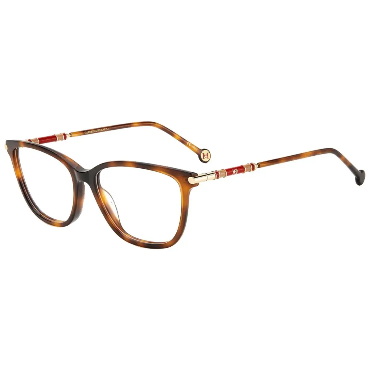 Carolina Herrera Women`s Havana Square Eyeglasses - CH0027-005L-55