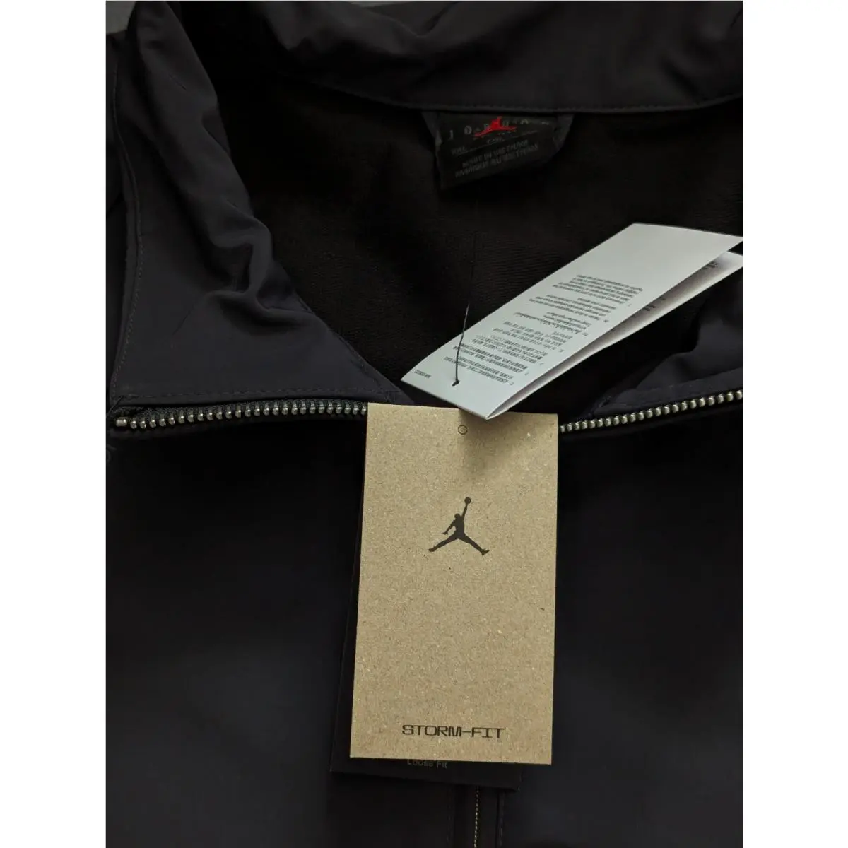 Nike clothing - Air Jordan Track Jacket - Air Track Jacket - HV0081-045 - Black (UPC: 198483743399) 2