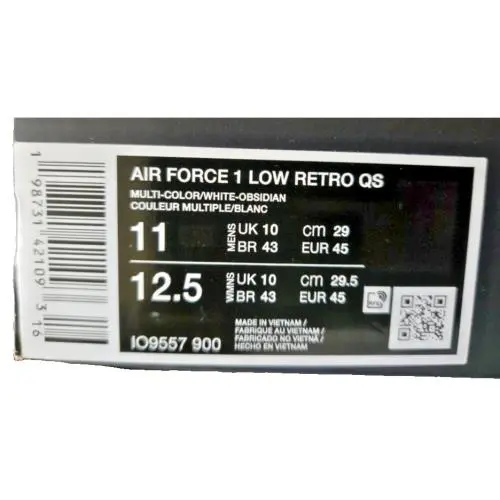 Nike shoes - Nike Air Force 1 - Air Force - IO9557-900 - Black 2