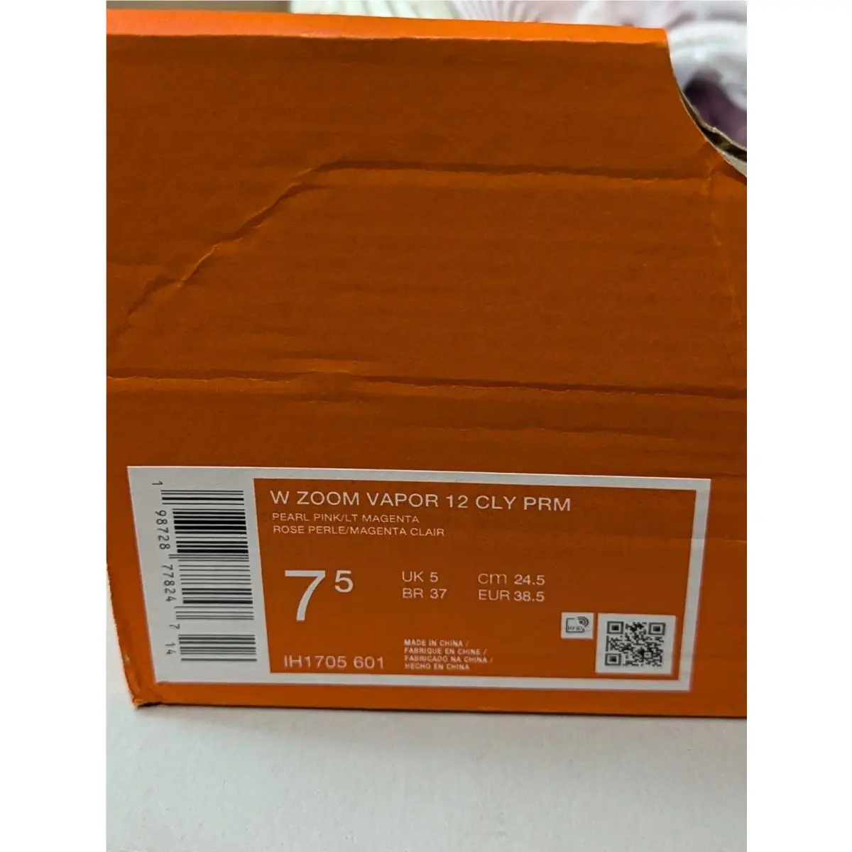 Nike shoes - Nike Zoom Vapor 12 - Zoom Vapor - IH1705-601 - Pink (UPC: 198728778247) 3