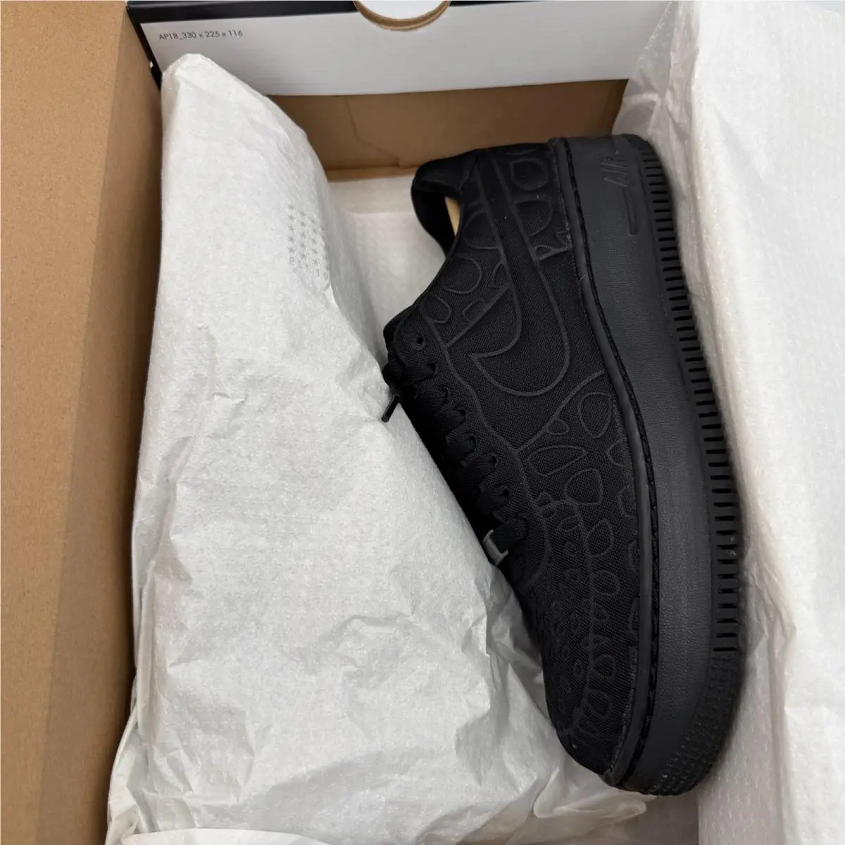 Nike shoes - Nike Air Force 1 Upstep SE - 844877-002 - Black (UPC: 823233624504) 2
