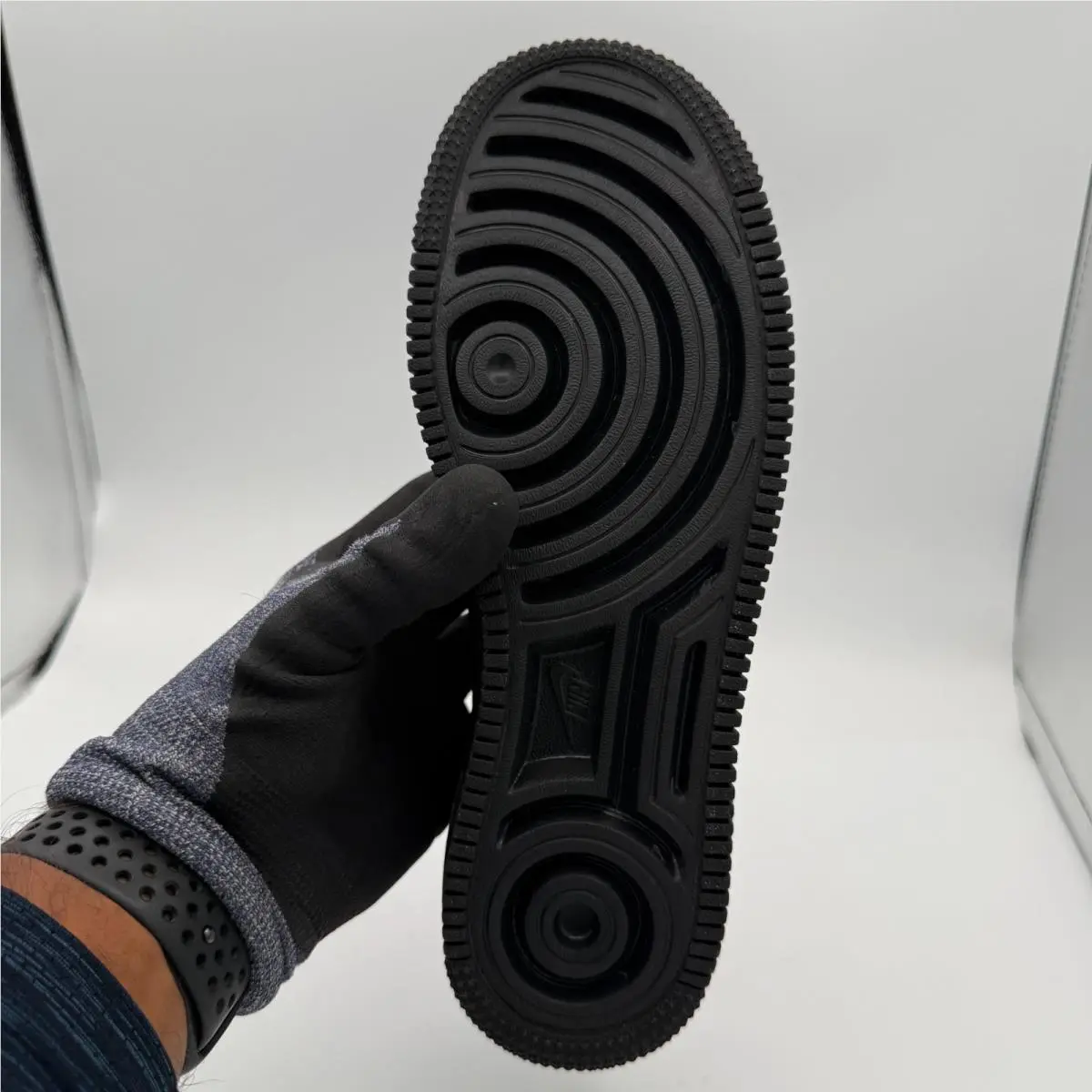 Nike shoes - Nike Air Force 1 Upstep SE - 844877-002 - Black (UPC: 823233624504) 8