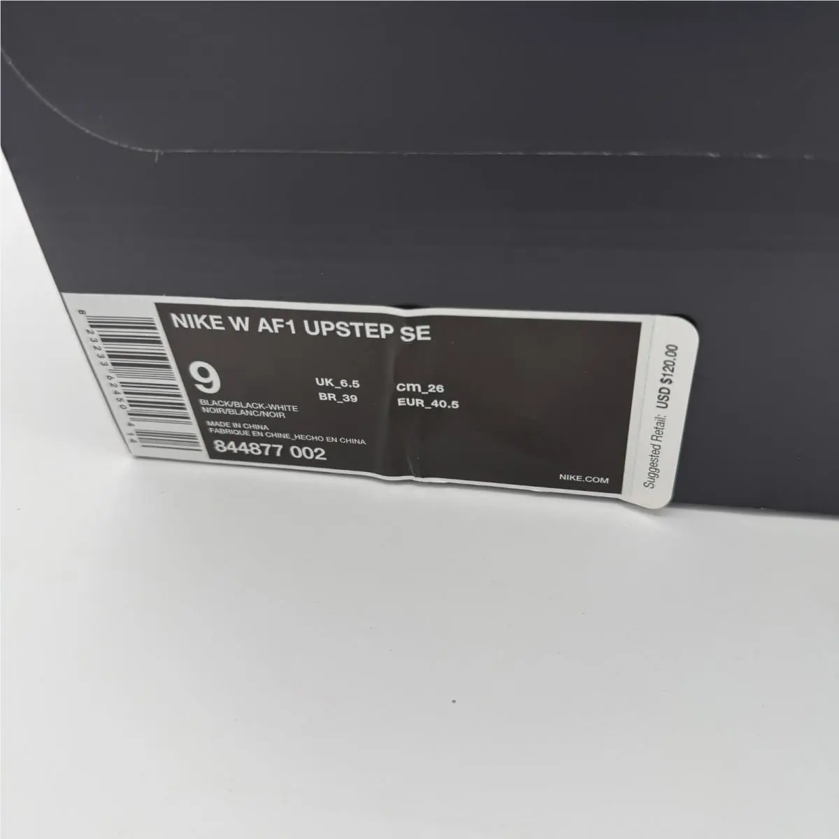 Nike shoes - Nike Air Force 1 Upstep SE - 844877-002 - Black (UPC: 823233624504) 1