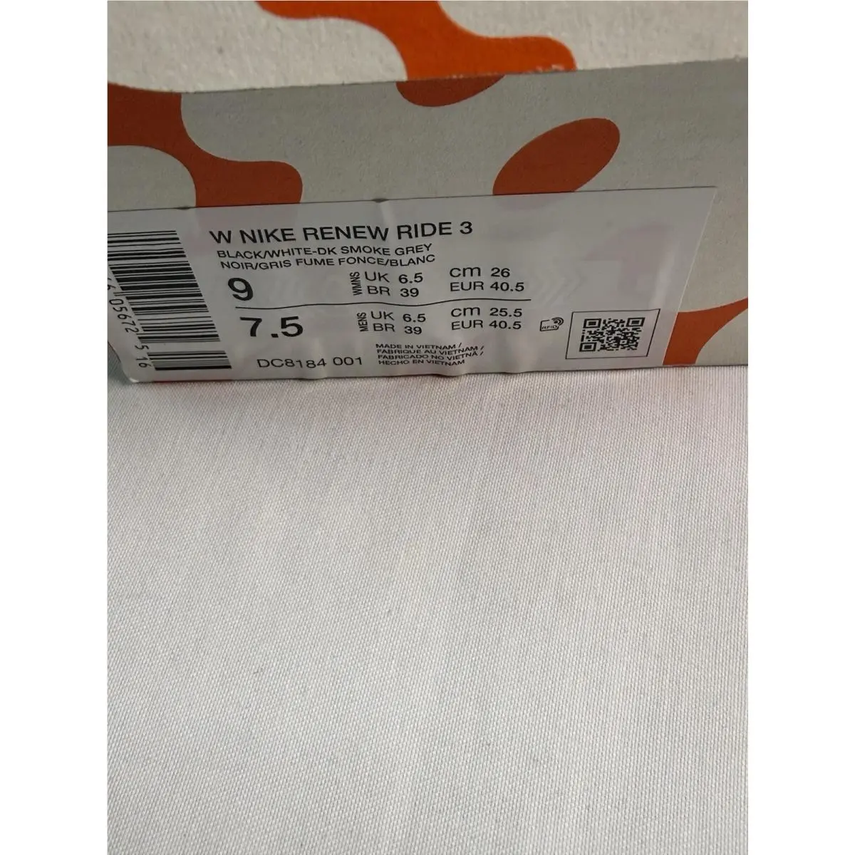 Nike shoes - Nike Renew Ride 3 - Renew Ride - DC8184-001 - Black 10