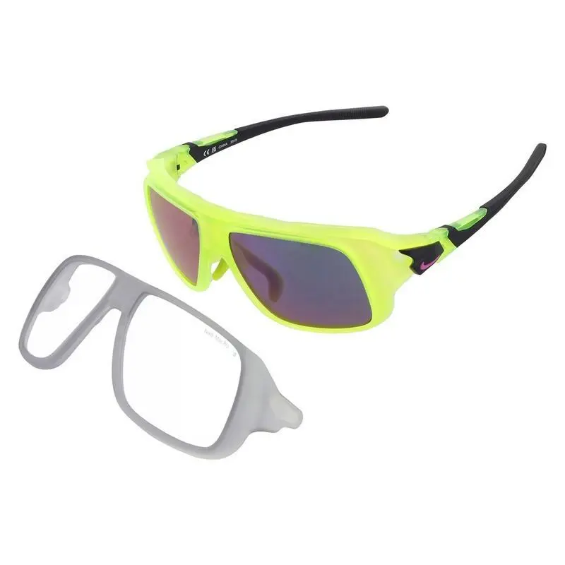 Nike EV24001 702 Volt Flyfree Soar Sunglasses w/2 Lenses Infrared Clear