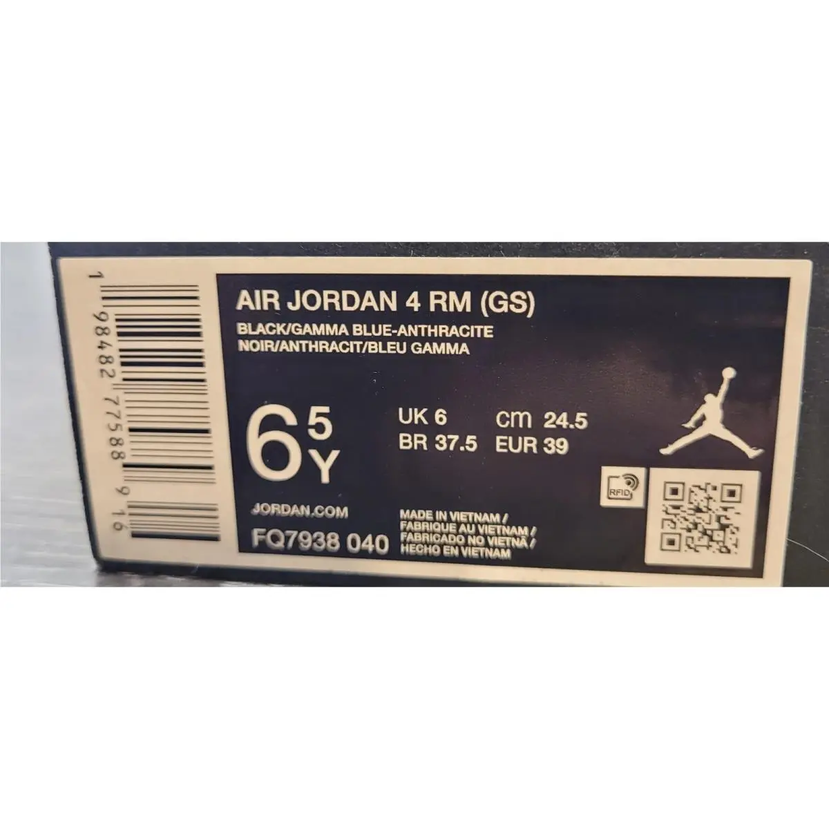 Nike shoes - Air Jordan 4 RM (GS) FQ7938 040 - Black 6