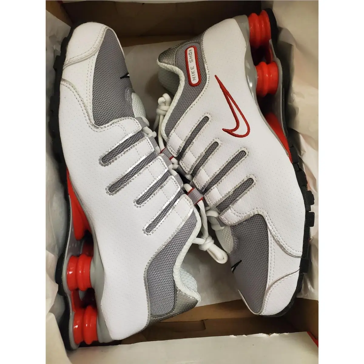 Nike shoes - NikeMen `s Shox - Men Shox - Silver 6