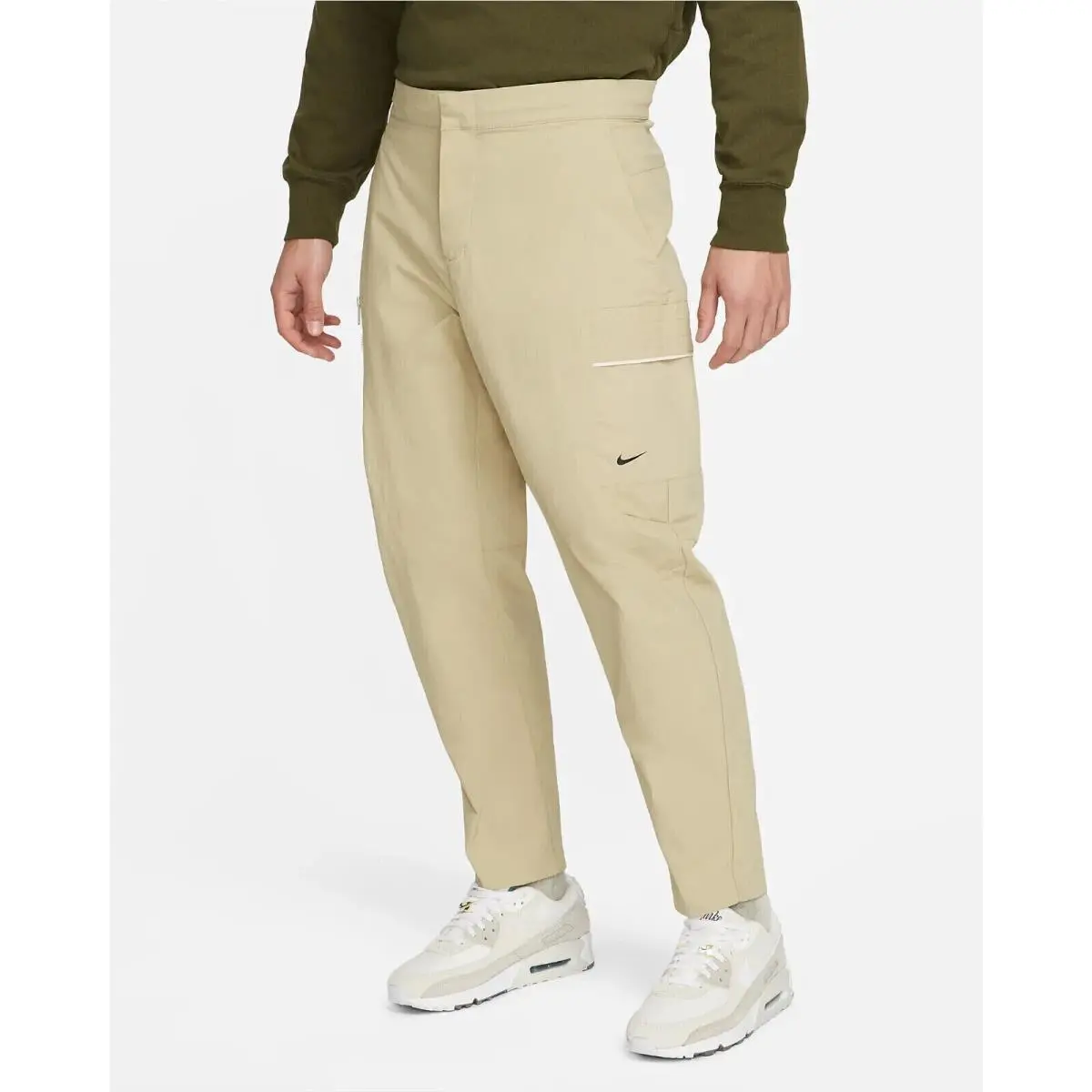 Mens Nike Sportswear Style Essentials Utility Cargo Pants DM6681 Khaki Sz 32