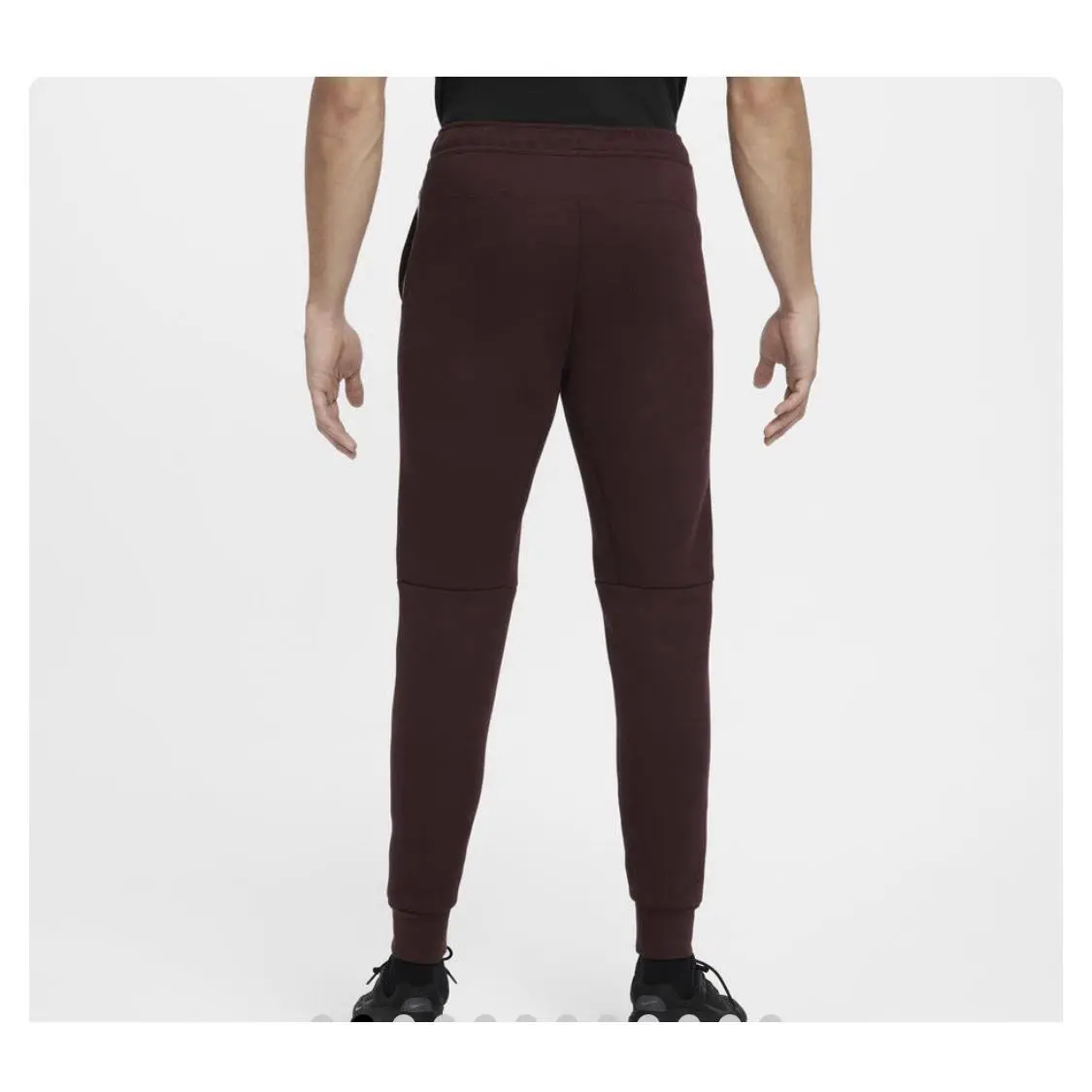 Nike clothing - Nike Tech Men`s Fleece Joggers - HQ3747652 - Burgundy Crush 7