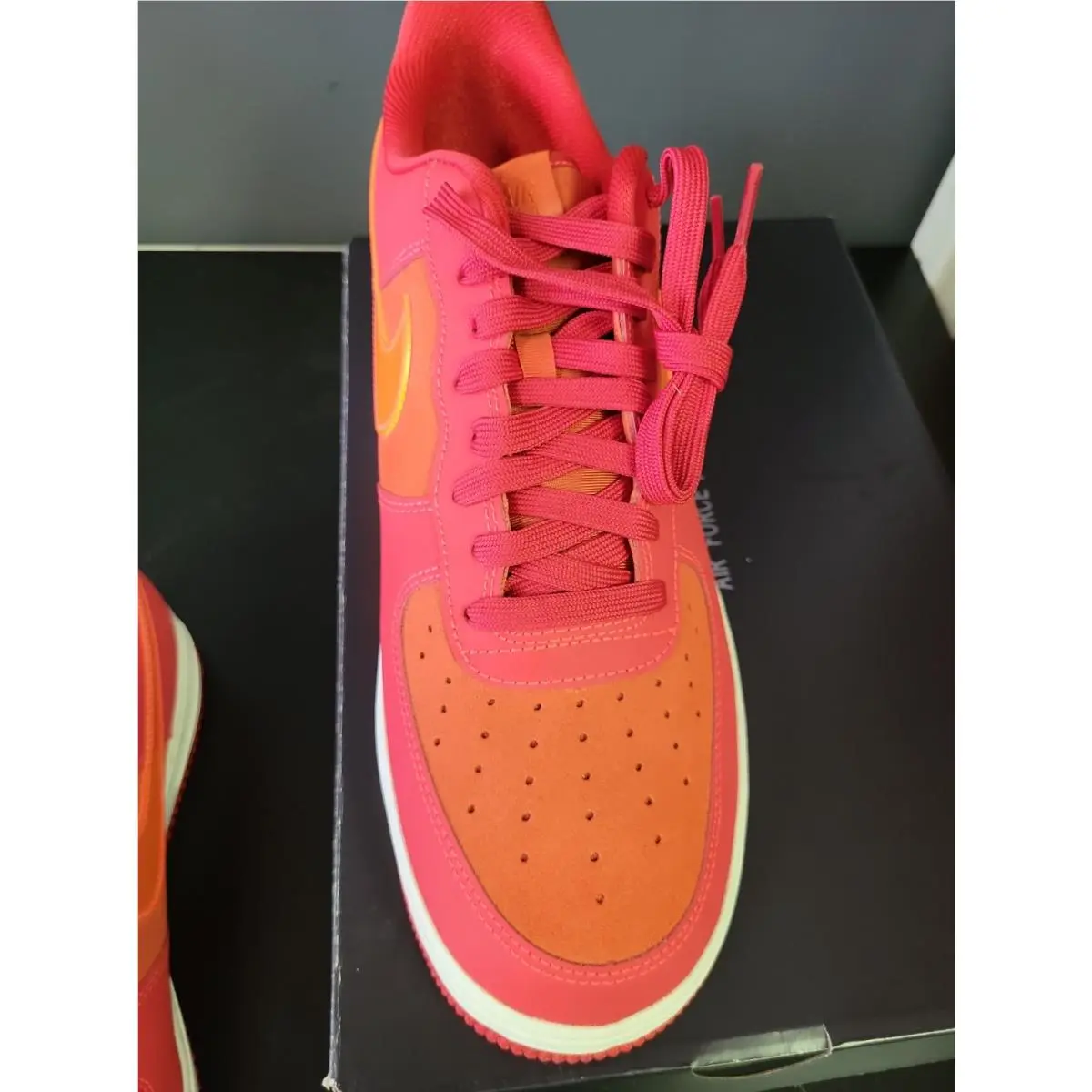 Nike shoes - Nike Air Force 1 - Air Force - Red 2