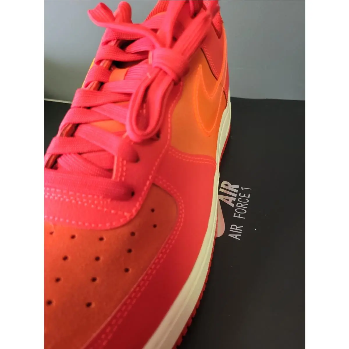 Nike shoes - Nike Air Force 1 - Air Force - Red 3