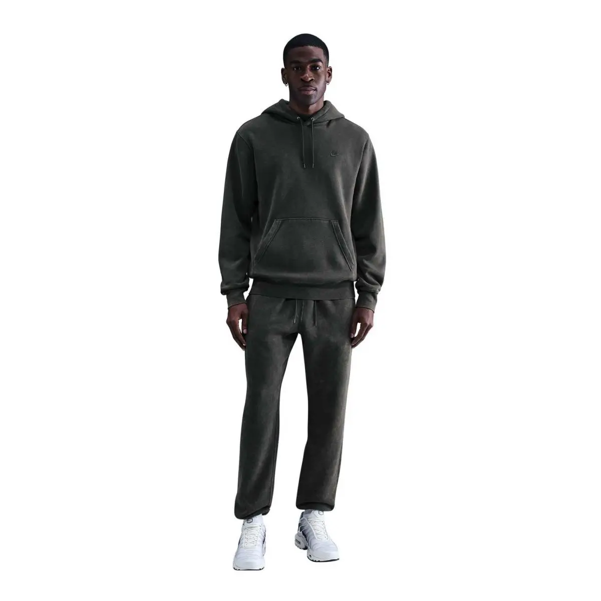 Mens Nike Sportswear Club Fleece Cuffed Pants_anthracite IQ1218-060-SIZE 2XL