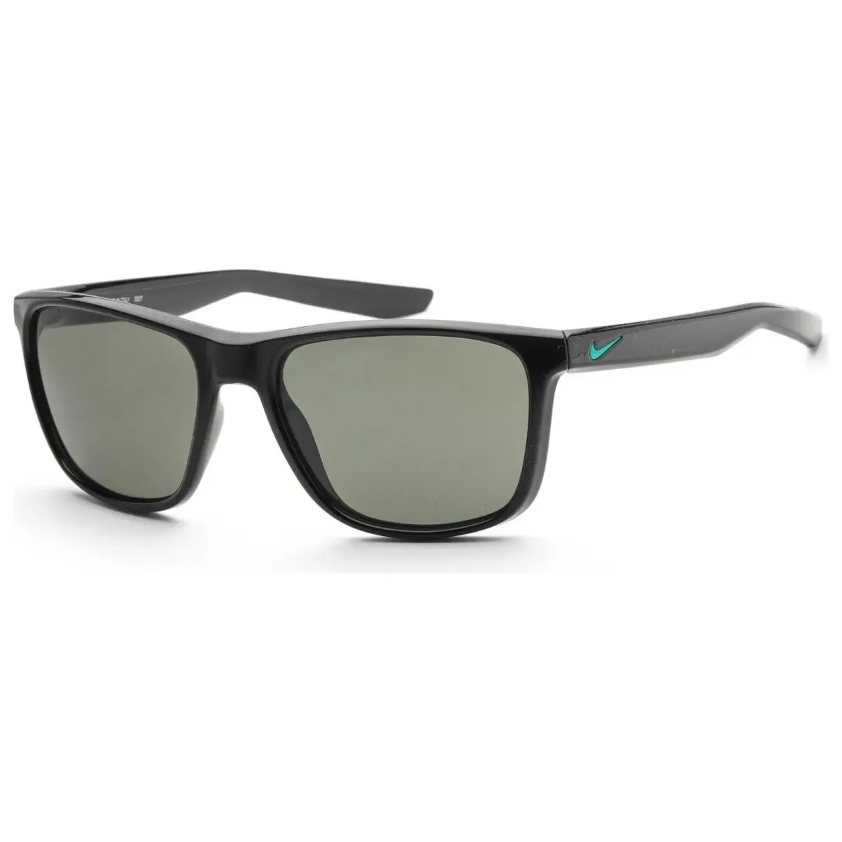 Nike EV1122-011 Black Essential Endeavor Sunglasses with Green Lenses - Frame: Black, Lens: Green