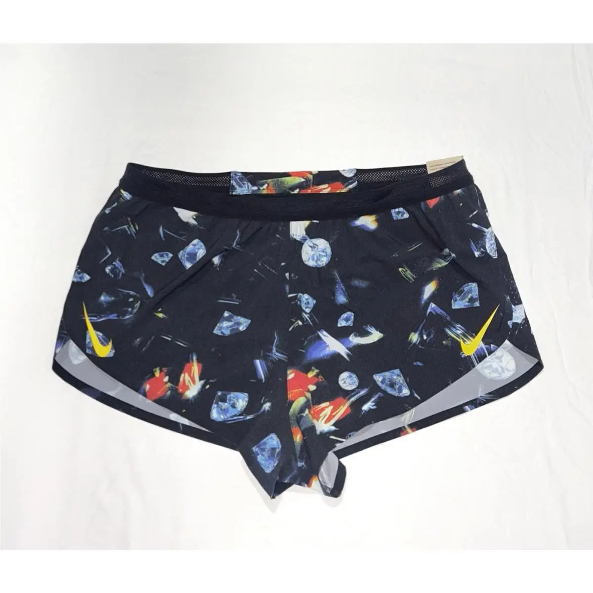 Nike Men`s Dri-fit Adv Aeroswift Printed 2`` Brief-lined Shorts Size X-large