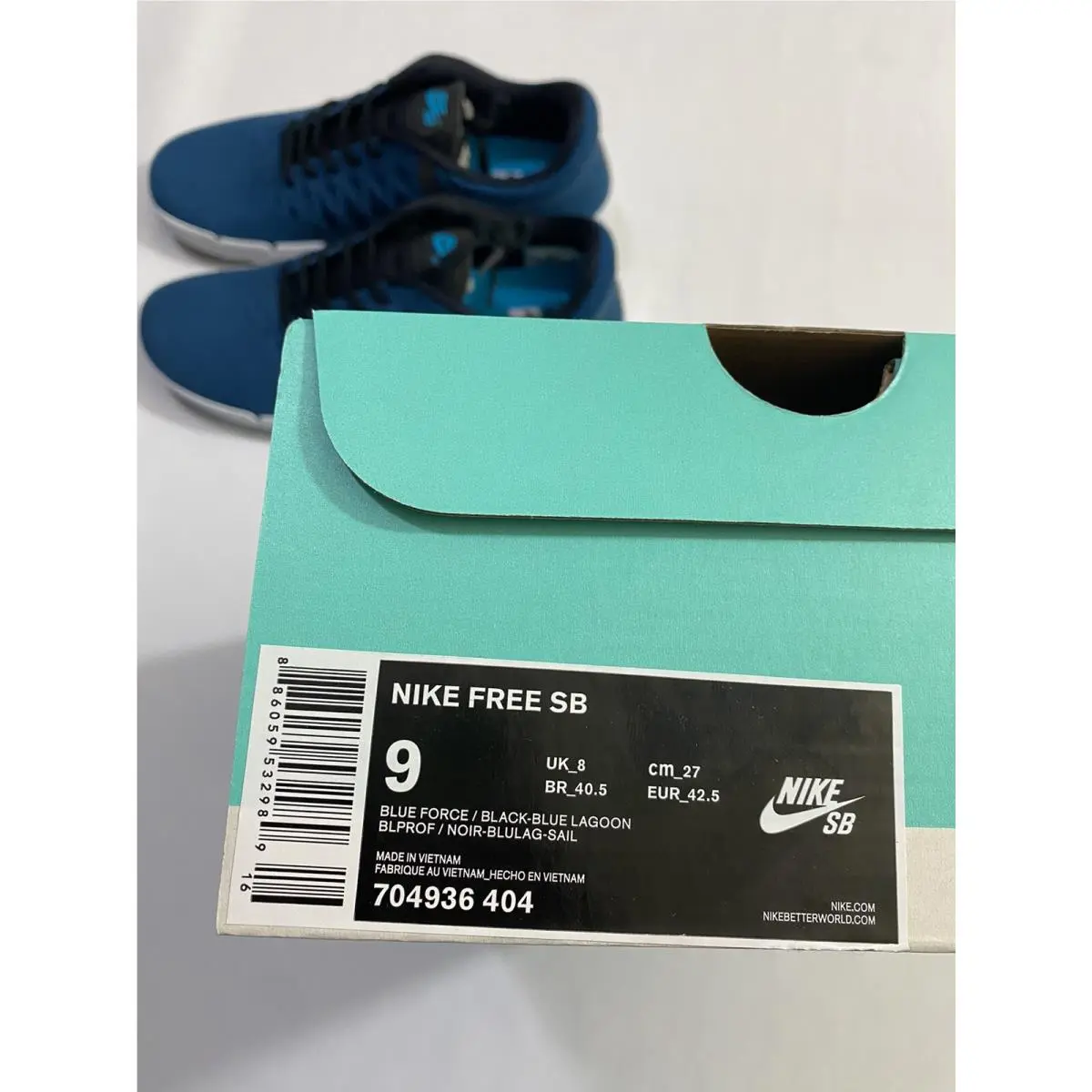 Nike shoes - Nike Free SB - Free - 704936-404 - Blue (UPC: 0886059532989) 8