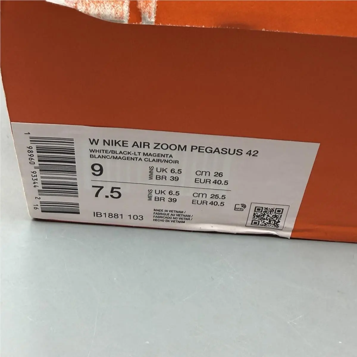 Nike shoes - Nike Air Zoom Pegasus - Air Zoom Pegasus - IB1881-103 - White (UPC: 0198960933442) 12