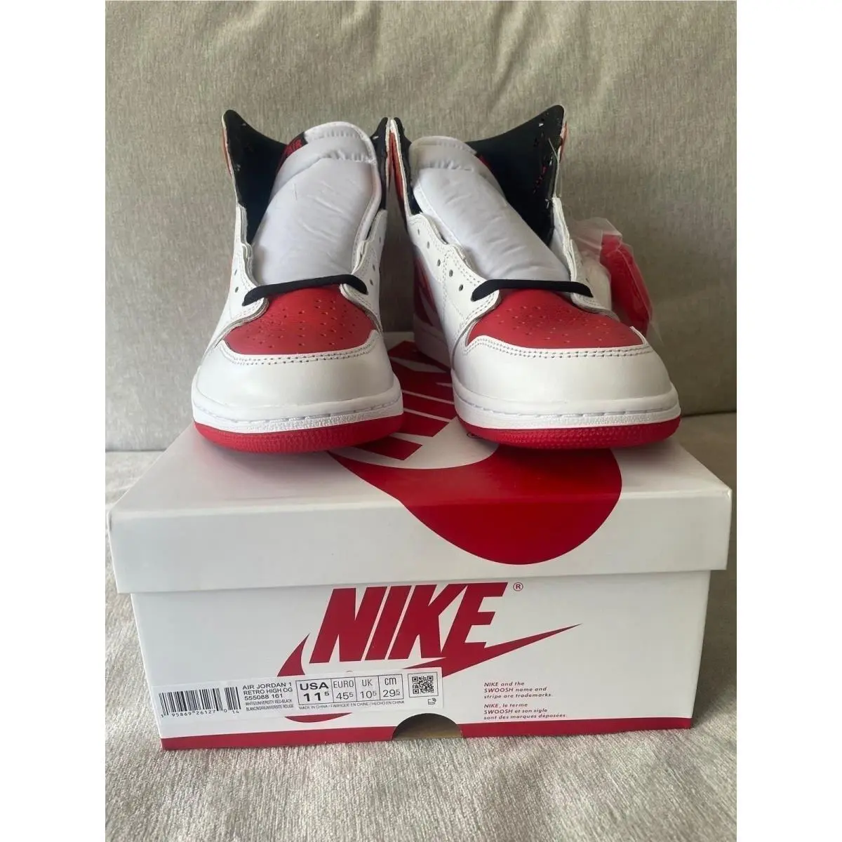 Nike shoes - Air Jordan 1 - Air - White 1