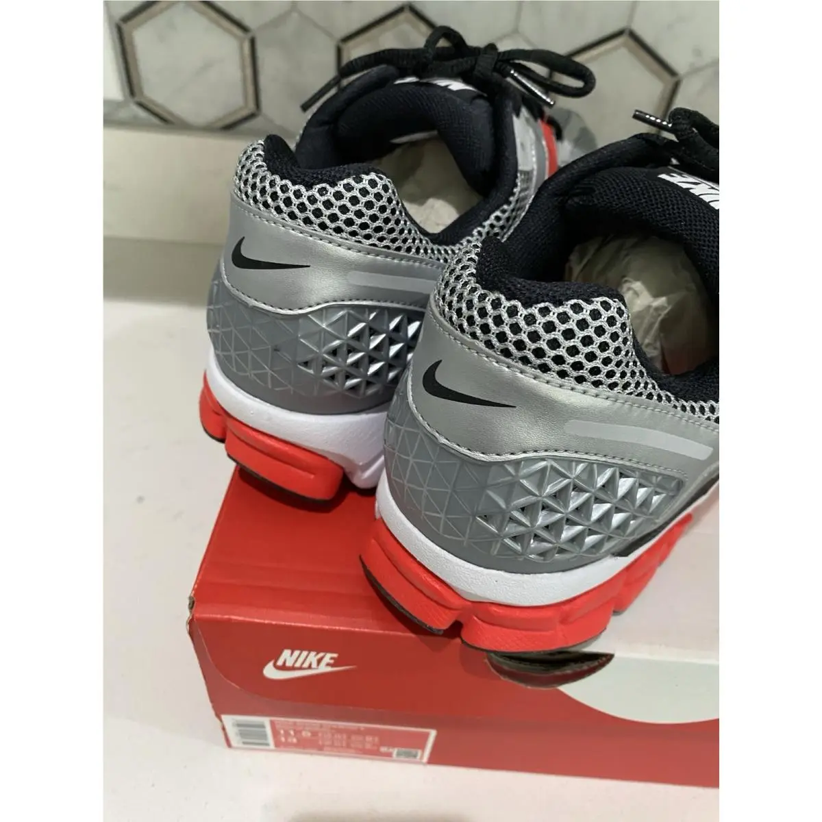 Nike shoes - Metallic Silver/Black 1