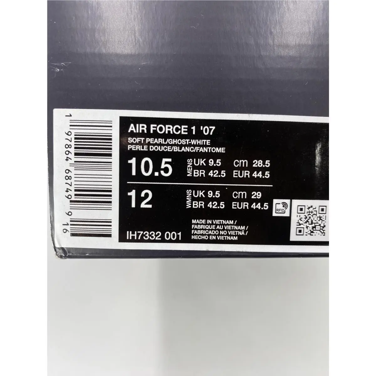 Nike shoes - Nike Air Force 1 - Air Force - IH7332 001 - Soft Pearl/Ghost-White (UPC: 197864687499) 8