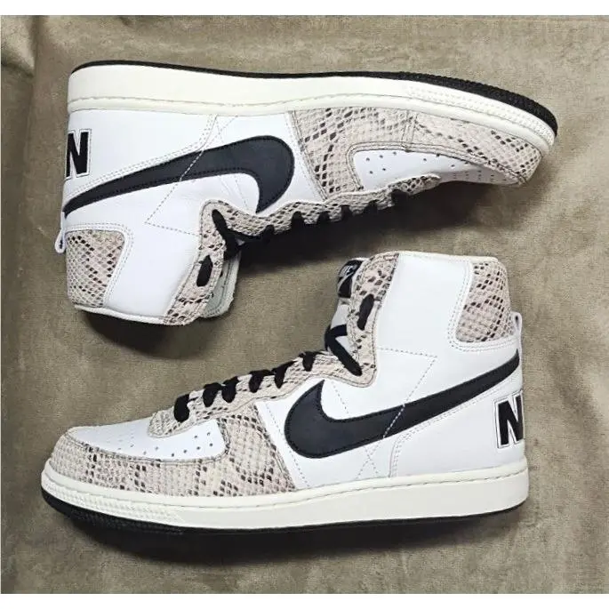 Nike shoes - Nike Terminator High Cocoa Snake - White 0