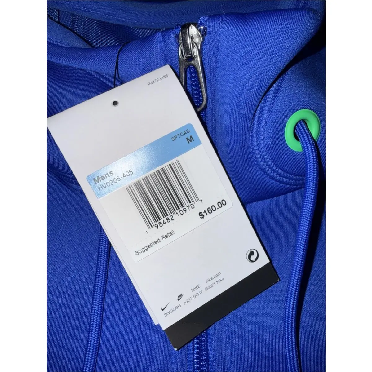 Nike clothing - Hyper Royal/Green Shock/Hyper Pink/Green Shock (UPC: 198482109707) 8