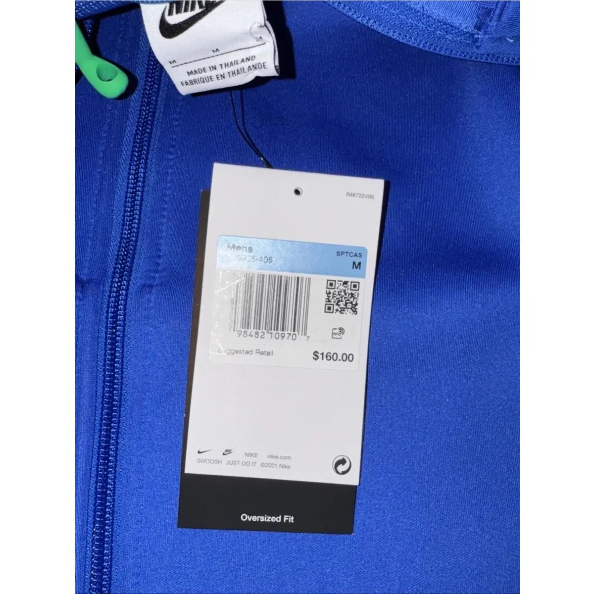 Nike clothing - Hyper Royal/Green Shock/Hyper Pink/Green Shock (UPC: 198482109707) 4