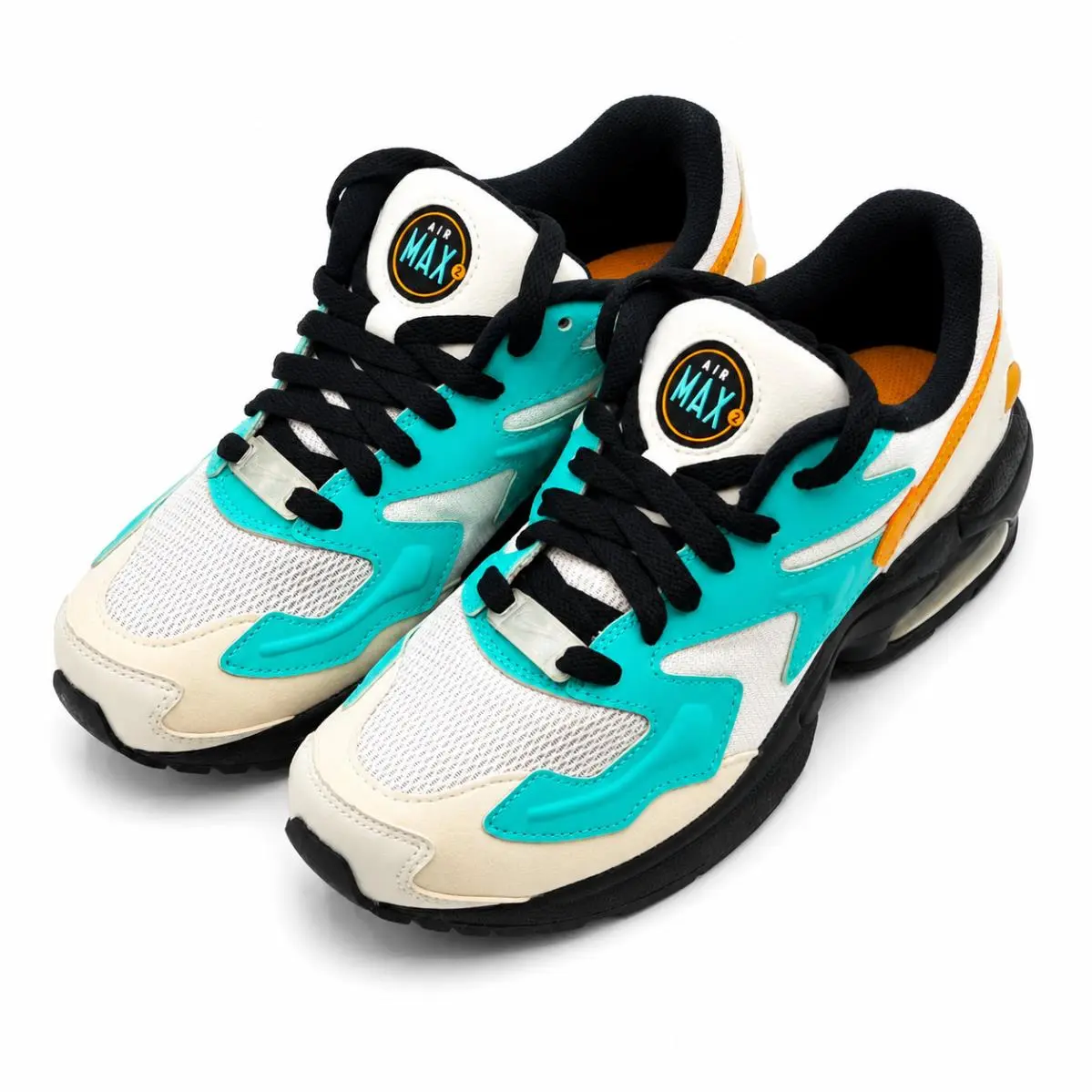Nike shoes - Nike Air Max2 Light - Air Light - CJ7980-100 - White-Amber Rise-Aurora Green (UPC: 193151693457) 0