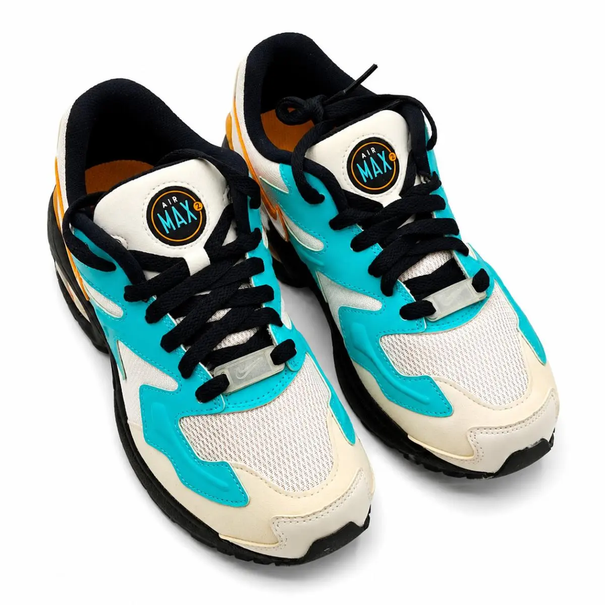 Nike shoes - Nike Air Max2 Light - Air Light - CJ7980-100 - White-Amber Rise-Aurora Green (UPC: 193151693457) 1