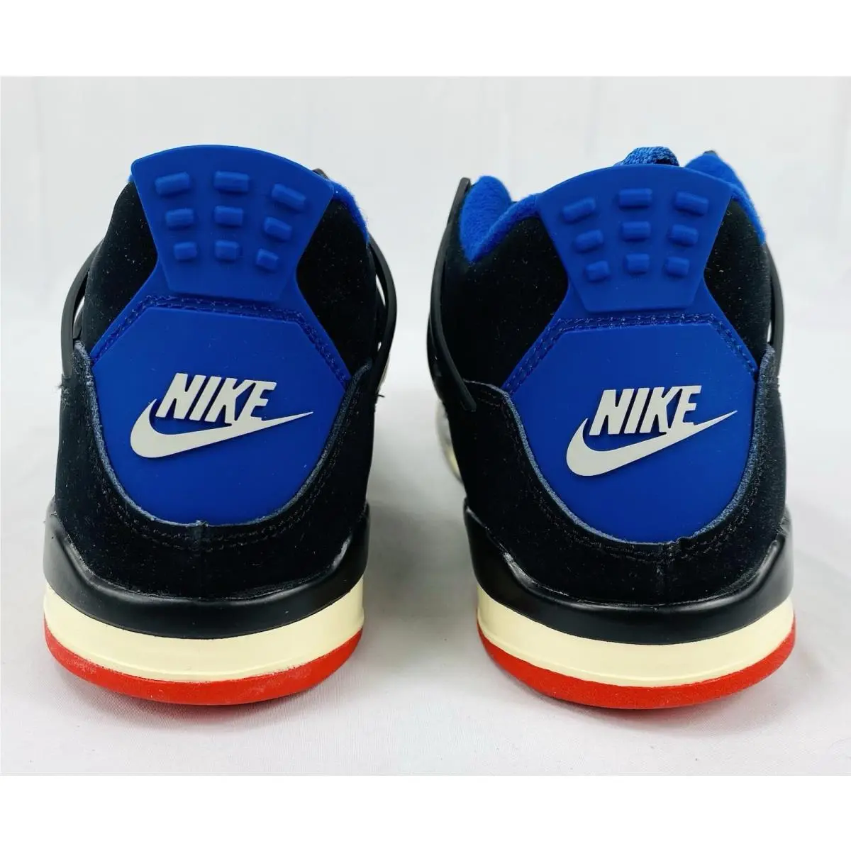 Nike shoes - Jordan 4 Retro OG (PS) - IB4388-003 - Black/Fire Red/Deep Royal Blue (UPC: 197861402620) 4