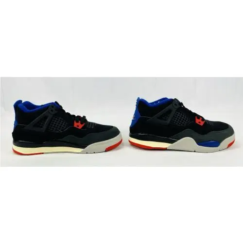 Nike shoes - Jordan 4 Retro OG (PS) - IB4388-003 - Black/Fire Red/Deep Royal Blue (UPC: 197861402620) 5