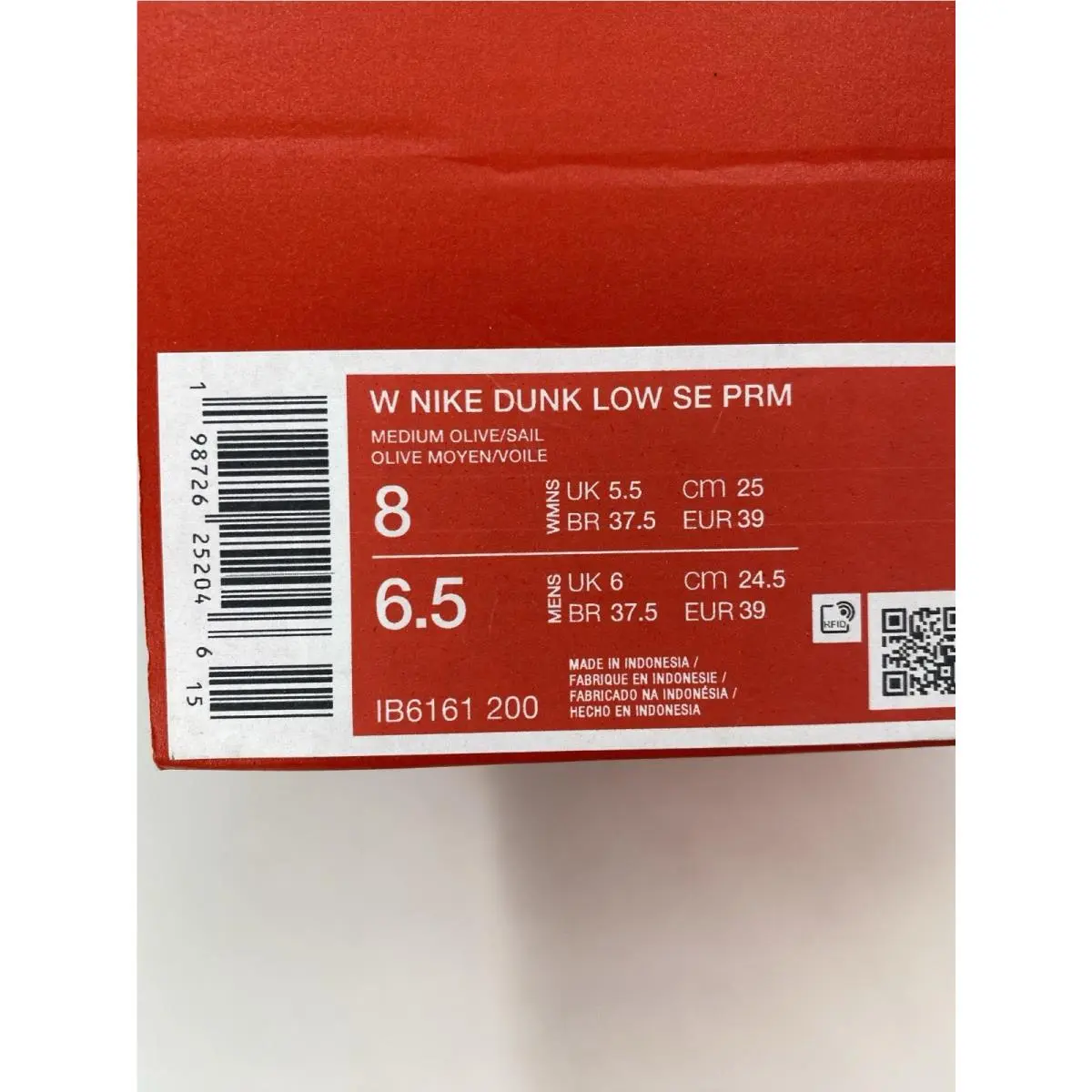 Nike shoes - SE - IB6161 200 - Medium Olive/Sail (UPC: 198726252046) 8