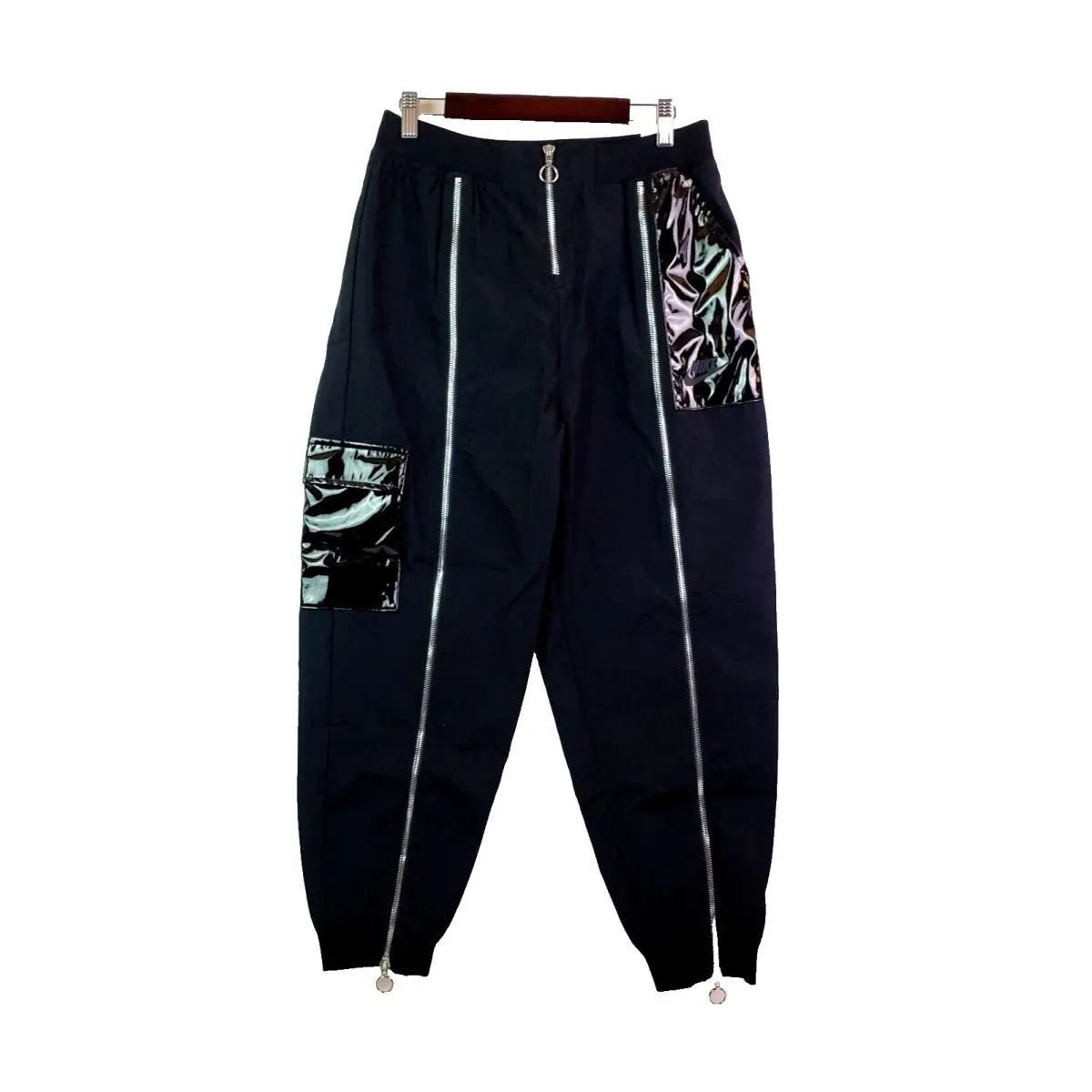 Nike Sportswear Icon Clash Womens Size S Black Woven Zip Leg Pants DM1725-010
