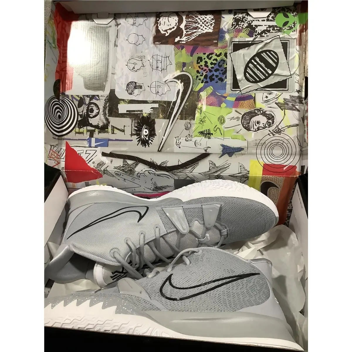 Nike shoes - Nike Kyrie 7 - Kyrie - DM5042-003 - Wolf Grey/Black-Wolf Grey (UPC: 195239302879) 0