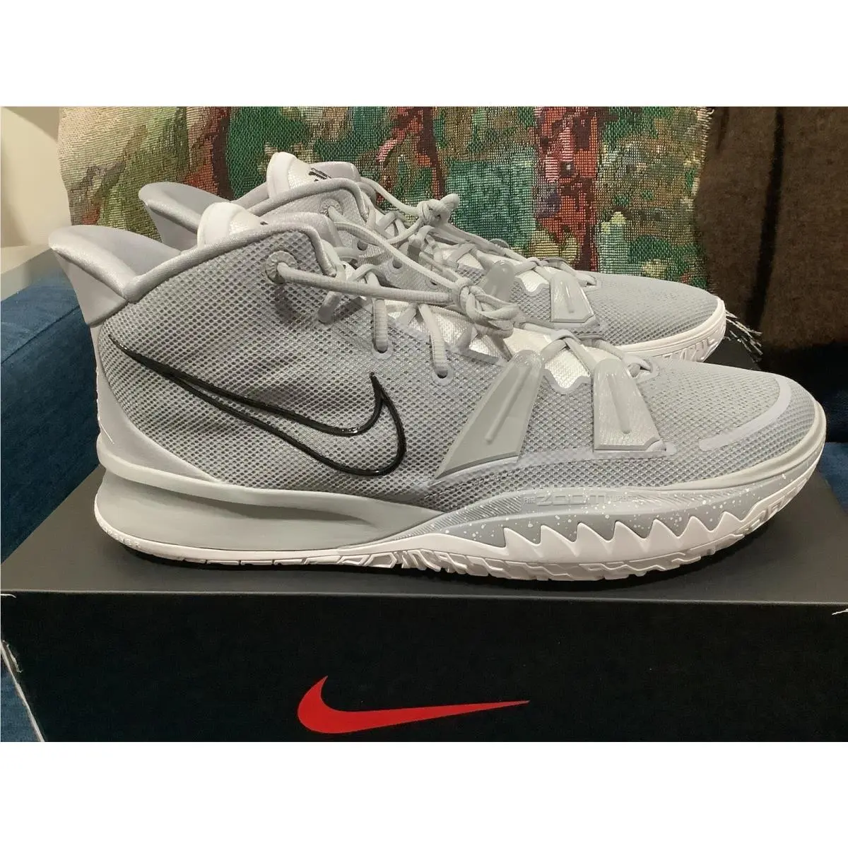 Nike shoes - Nike Kyrie 7 - Kyrie - DM5042-003 - Wolf Grey/Black-Wolf Grey (UPC: 195239302879) 1