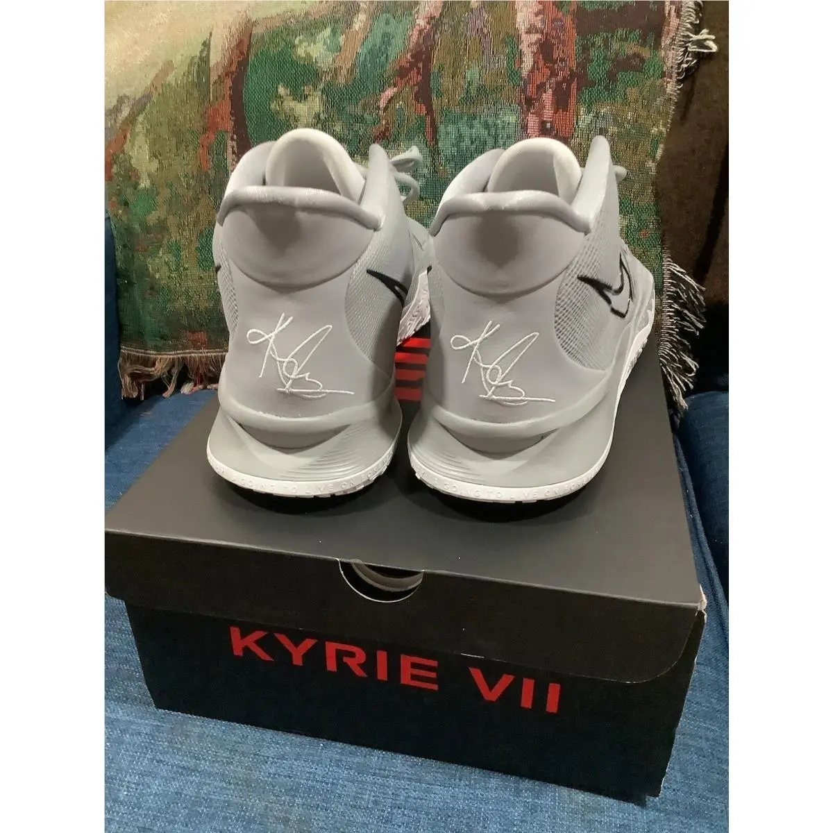 Nike shoes - Nike Kyrie 7 - Kyrie - DM5042-003 - Wolf Grey/Black-Wolf Grey (UPC: 195239302879) 6