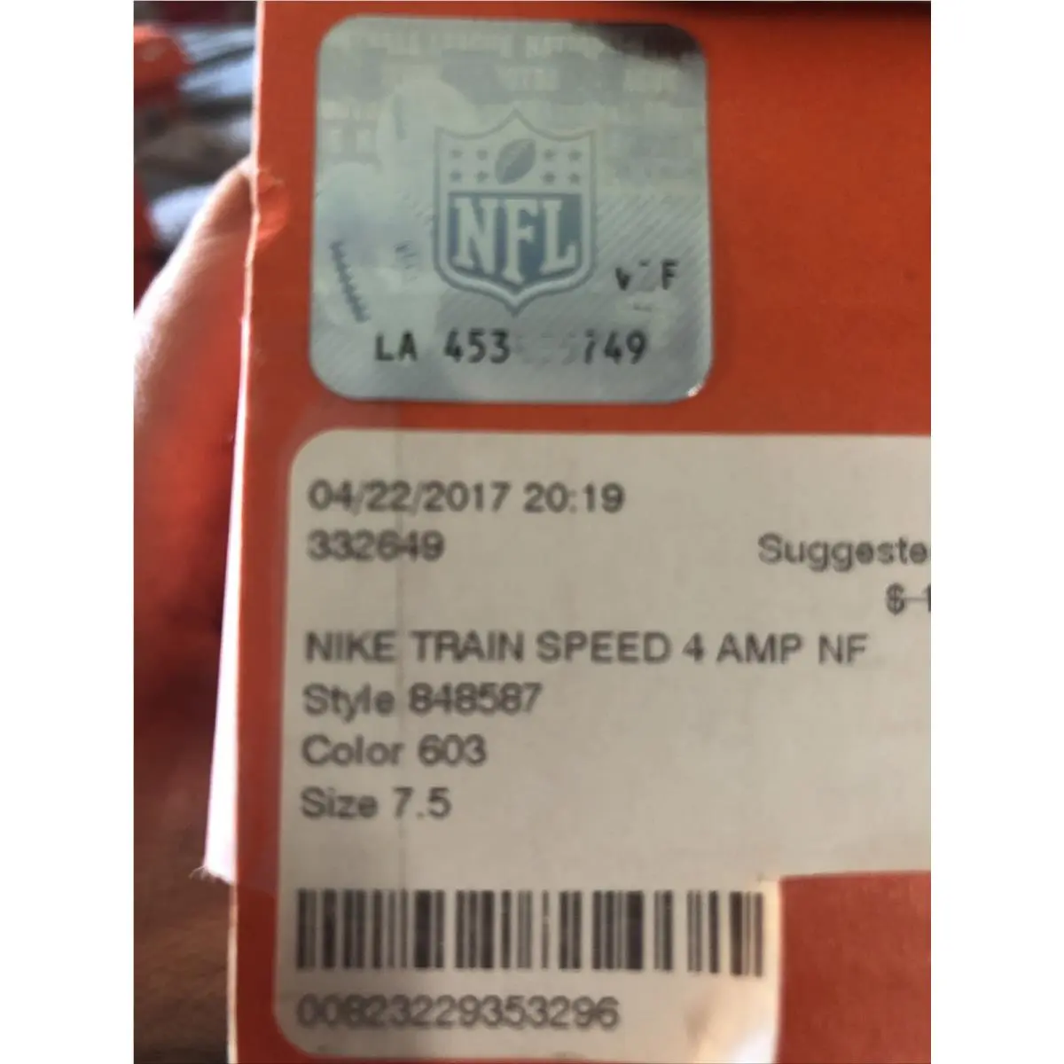 Nike shoes - Nike Train Speed - Train Speed - 848587603 - Blue / Red (UPC: 0823229353296) 9