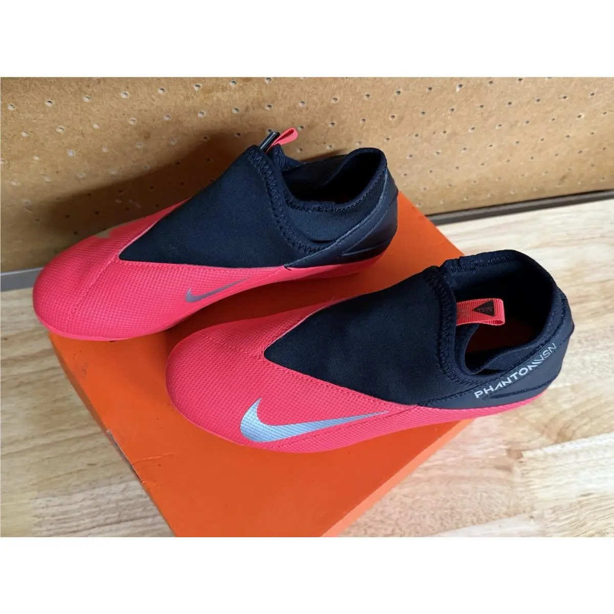 Nike shoes - Nike Phantom Vision - Phantom Vision - CD4161-607 - Red, Manufacturer: Laser Crimson/Black/Metallic Silver (UPC: 193154272321) 0