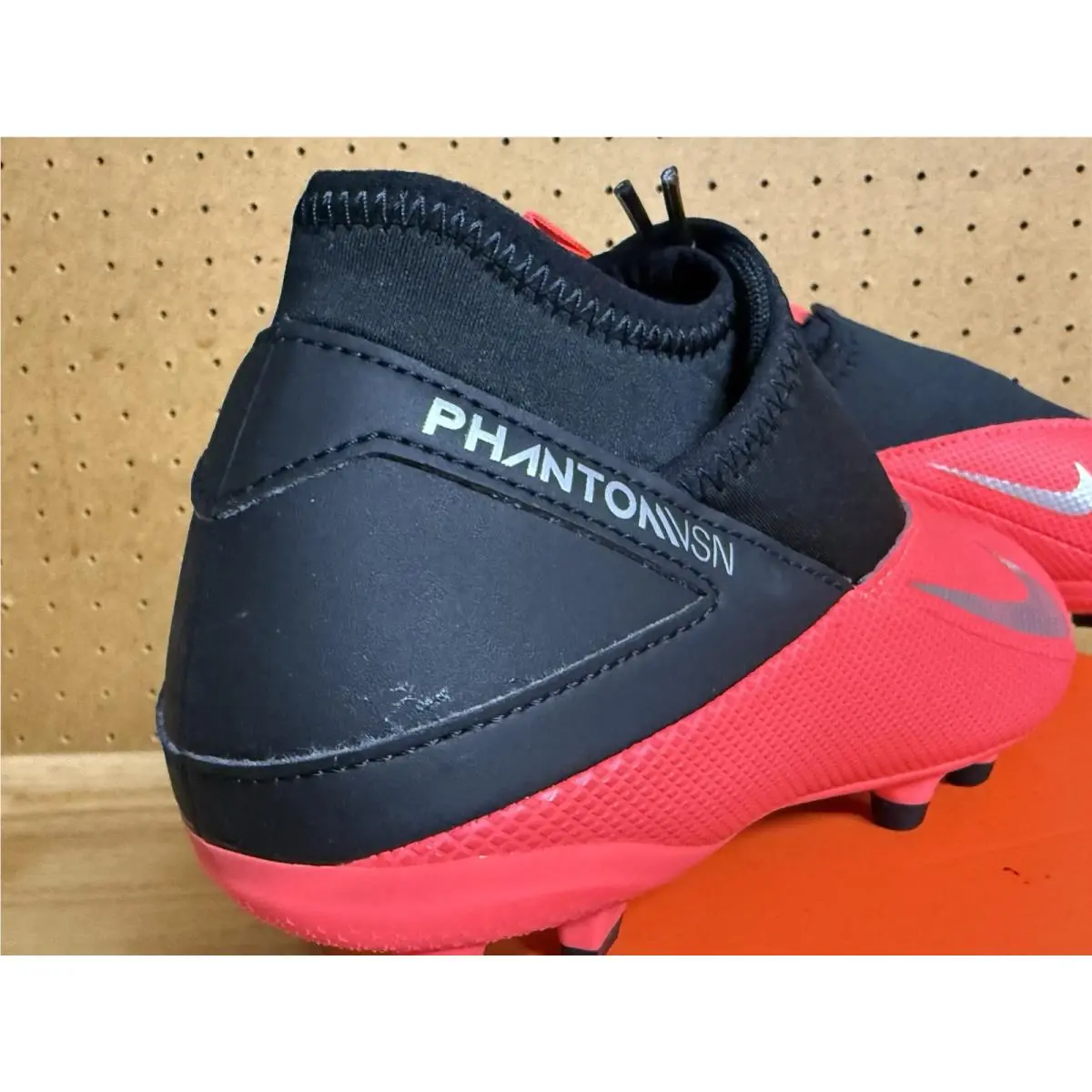 Nike shoes - Nike Phantom Vision - Phantom Vision - CD4161-607 - Red, Manufacturer: Laser Crimson/Black/Metallic Silver (UPC: 193154272321) 3