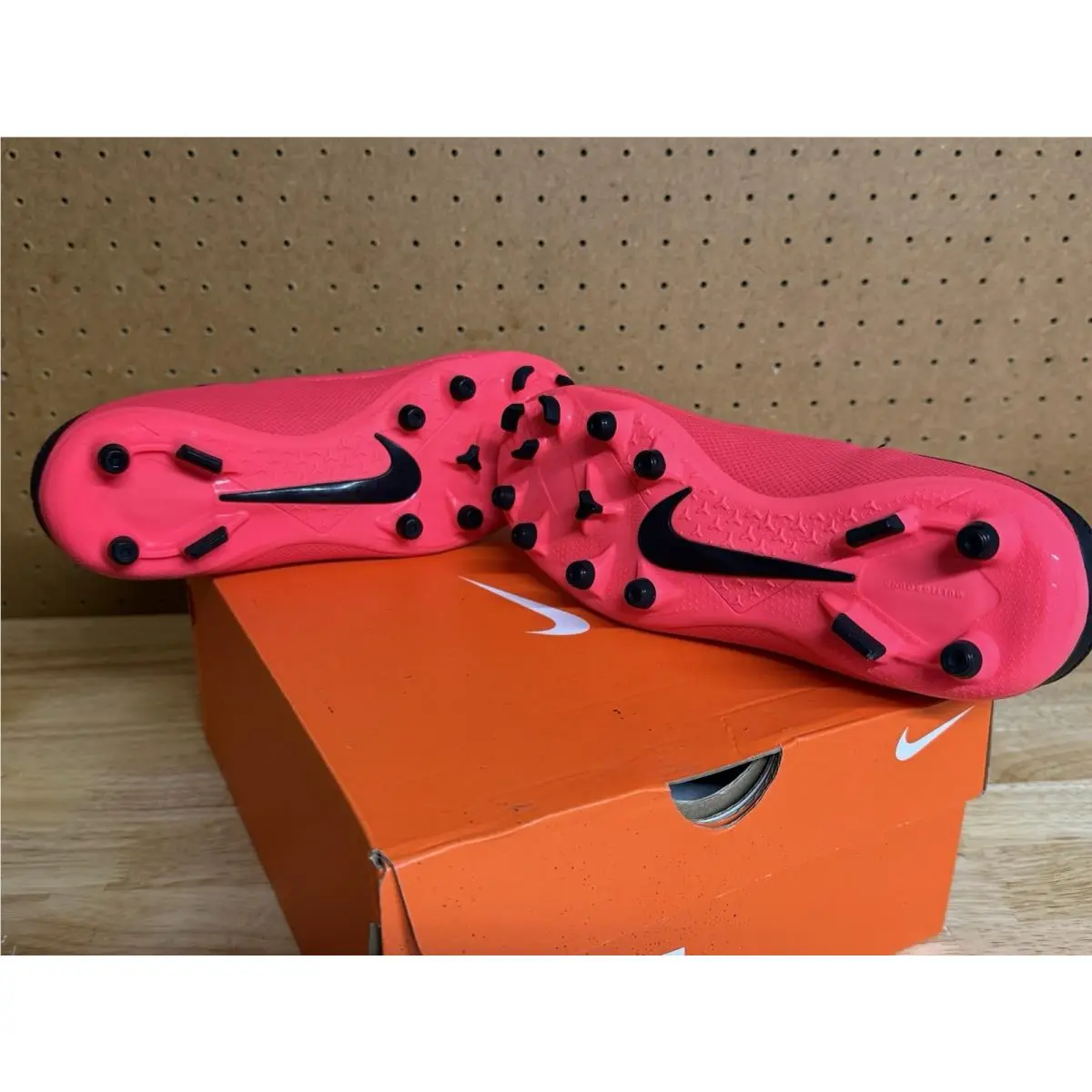 Nike shoes - Nike Phantom Vision - Phantom Vision - CD4161-607 - Red, Manufacturer: Laser Crimson/Black/Metallic Silver (UPC: 193154272321) 5
